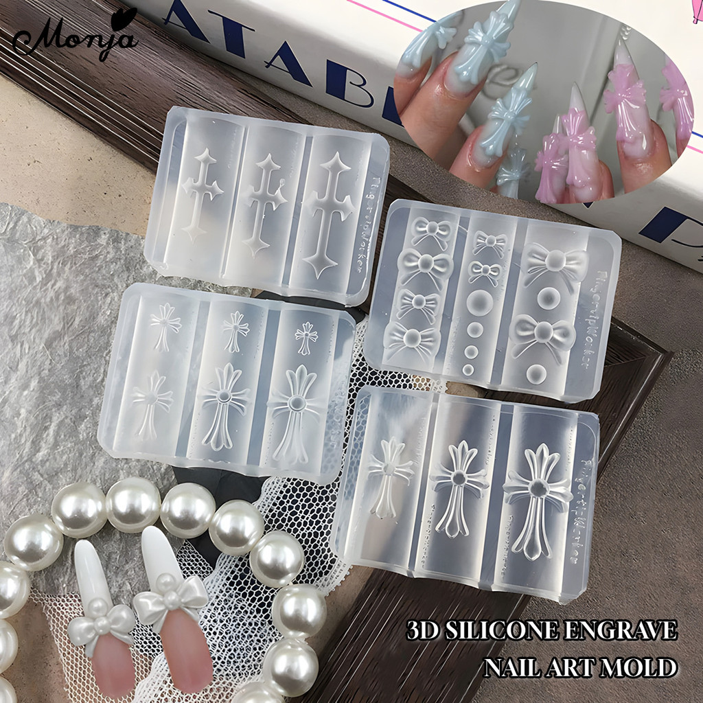 Nail Art Gel Polish - Силиконовые формы для дизайна ногтей в
