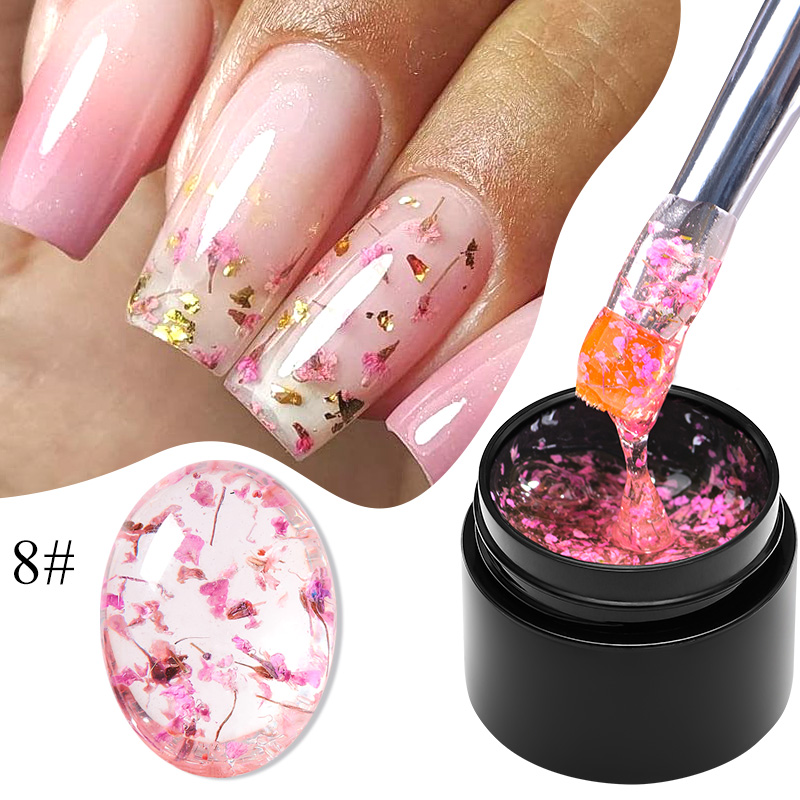 Nail Art Natural Pink - MEET ACROSS 5 мл Розовый гель-лак
