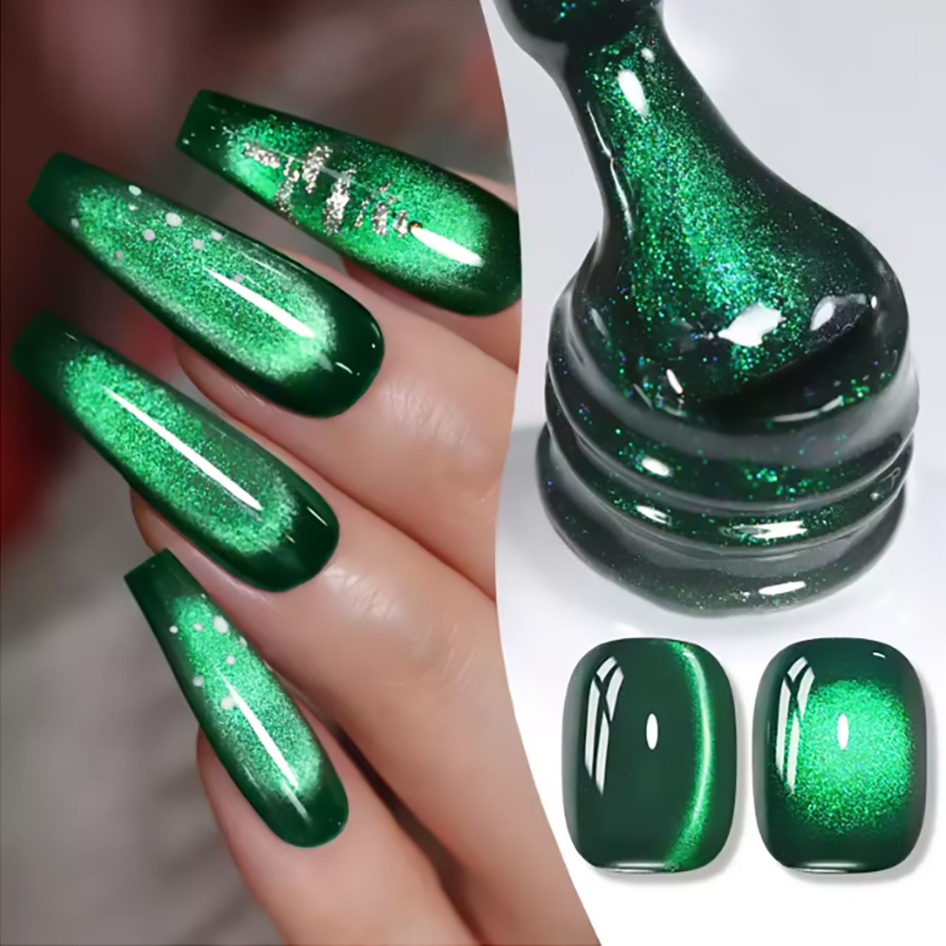 Nail Art Emerald Green - ZH 12 мл 2026 Новинка: Изумрудно-зеленый