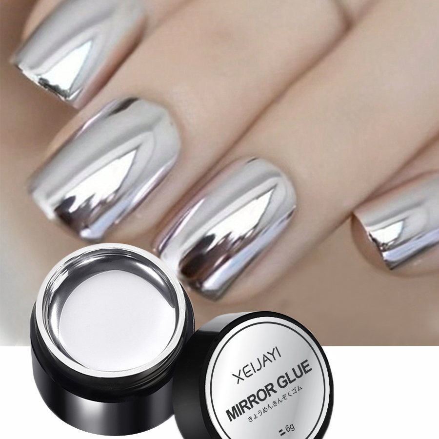 Nail Art Chrome - Зеркальный металлический Гель-лак для ногтей с