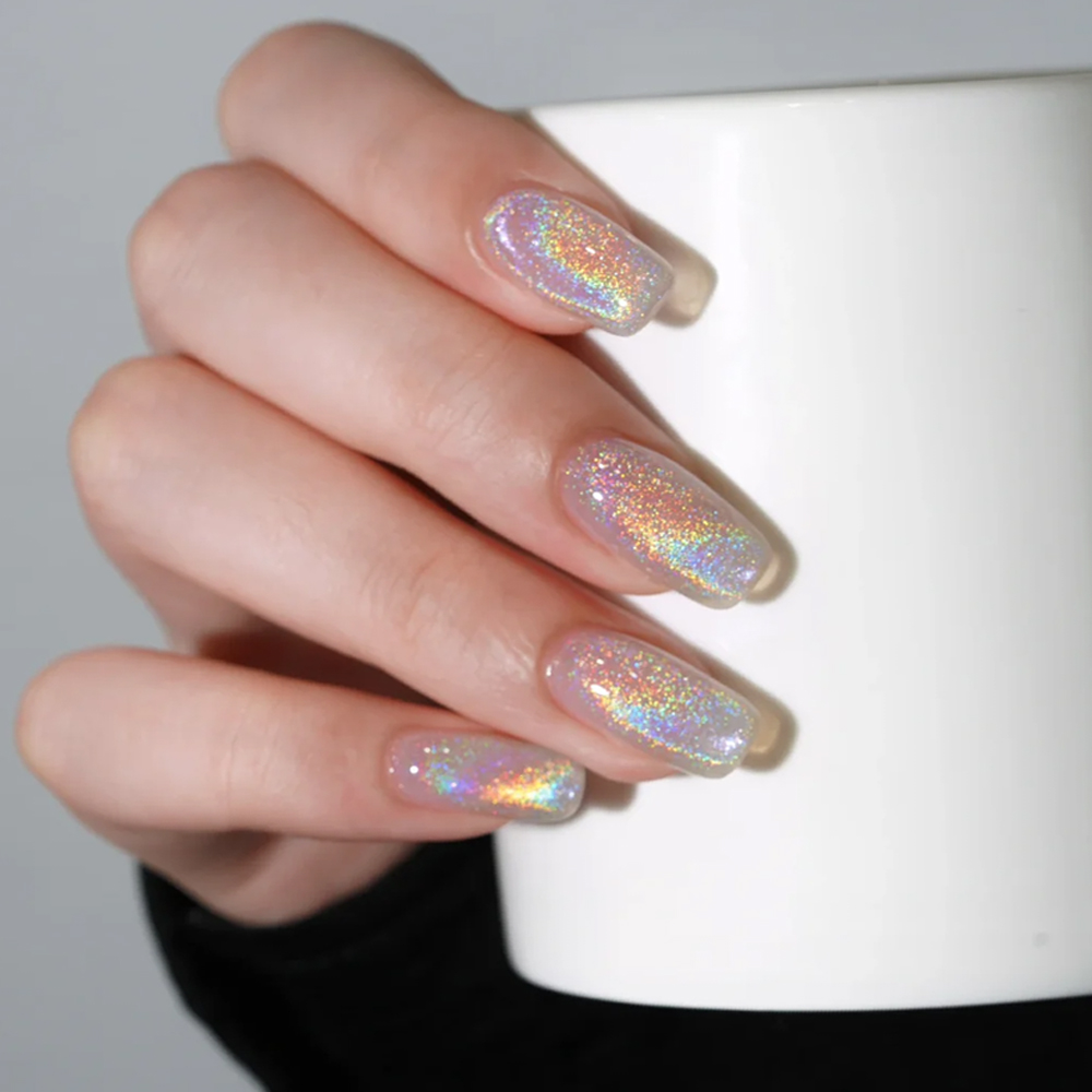 1 бутылка голографического хро – обзор и цена Nail Glitter Chrome