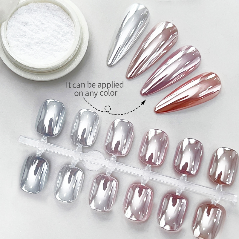 NICOLE DIARY Moonlight Зеркаль – обзор и цена Nail Glitter Chrome