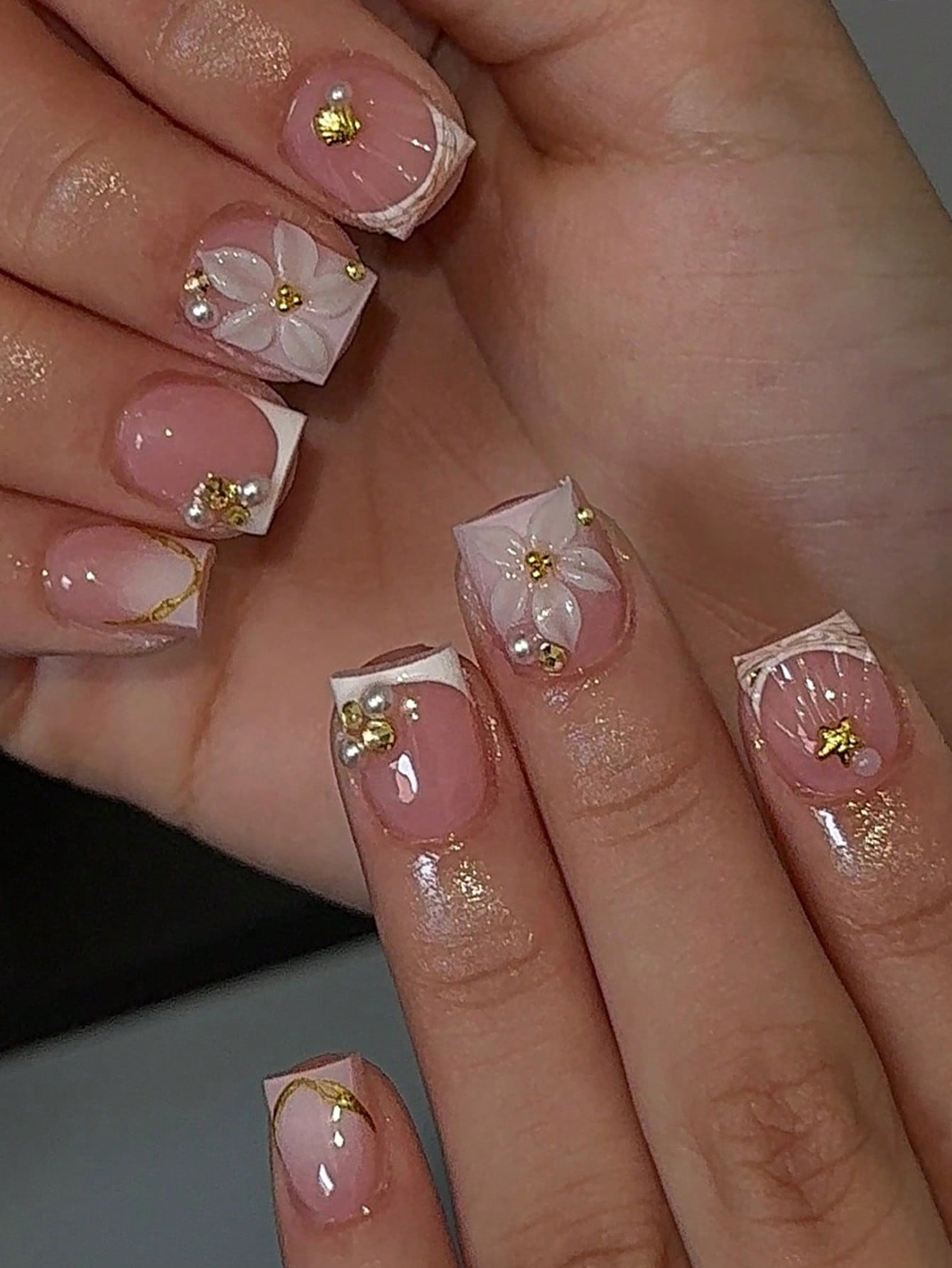 24 шт. коротких квадратных бел – обзор и цена Nail Art Chrome
