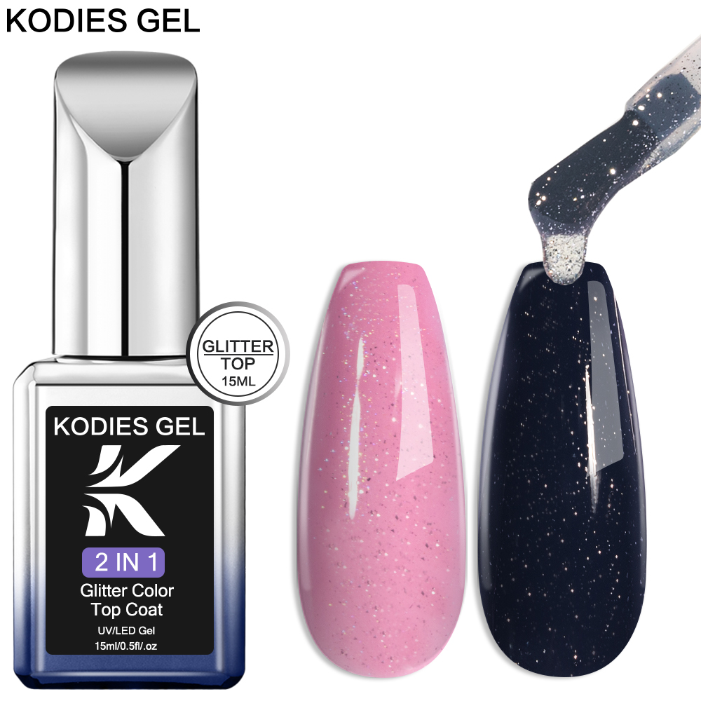 KODIES GEL Starlight Top Coat  – обзор и цена Nail Glitter Chrome