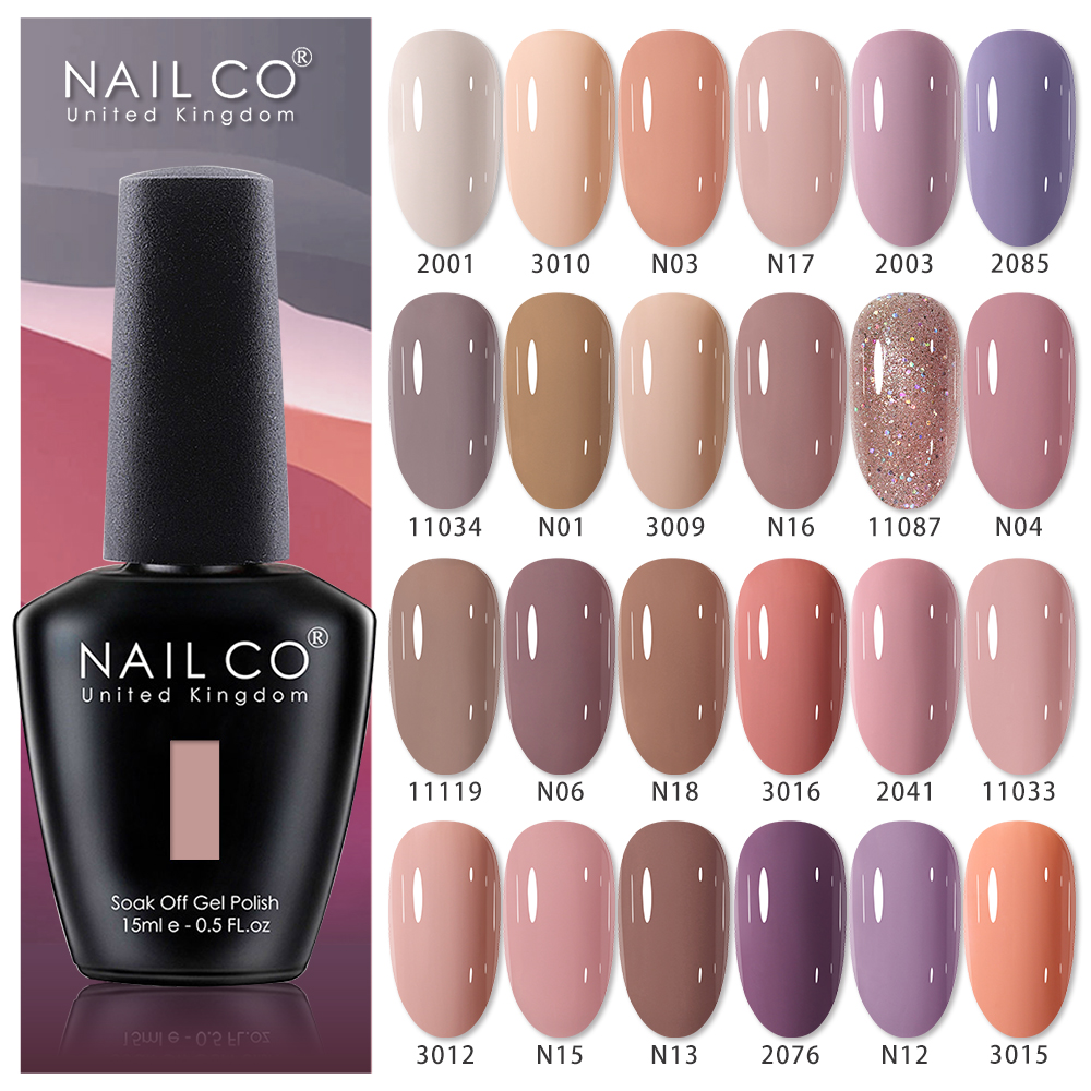 NAILCO 15 мл Гель-лак для ногт – обзор и цена Nail Art Natural Pink