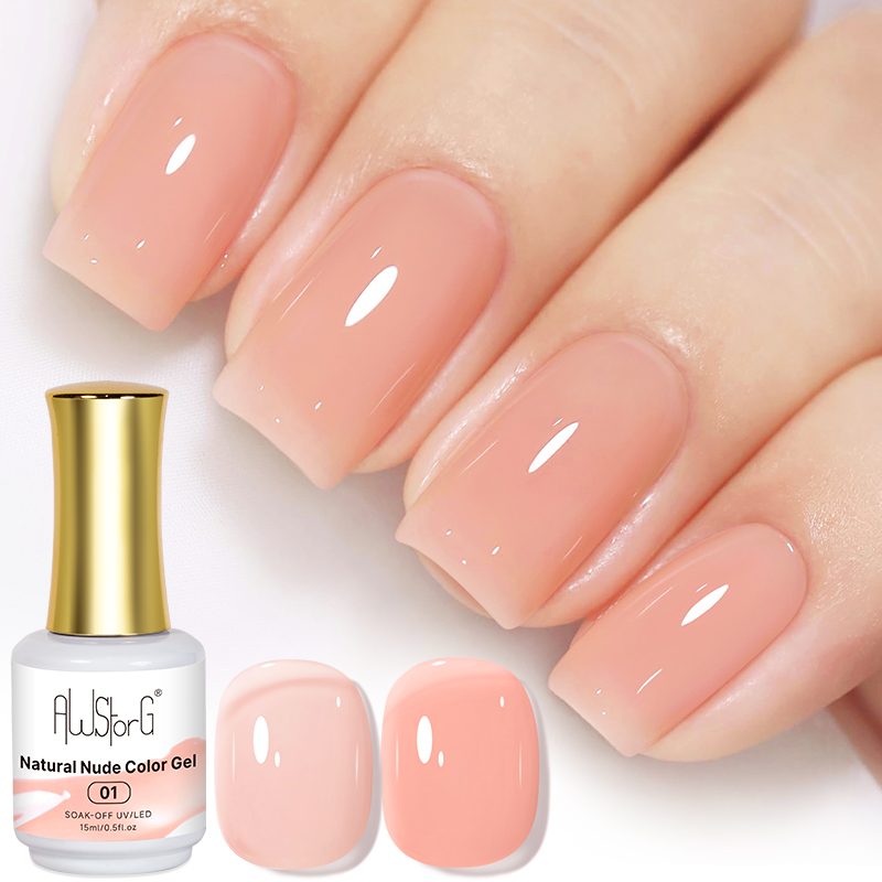 AWStorG 15 мл натуральный теле – обзор и цена Nail Art Natural Pink