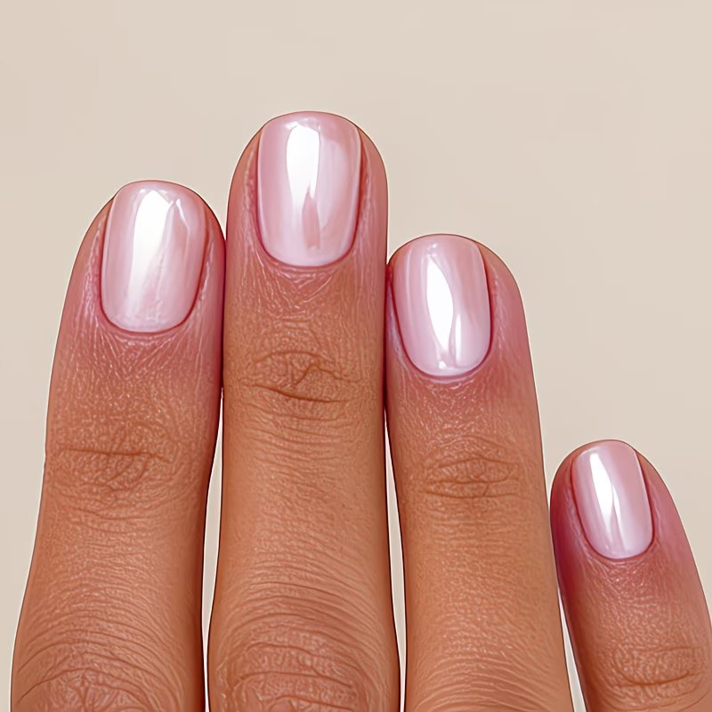 Розовый лак для ногтей с эффек – обзор и цена Nail Art Natural Pink