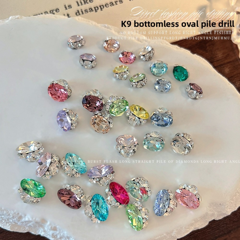 Стразы для ногтей K9 Pigeon Eg – обзор и цена Nail Art Emerald Green