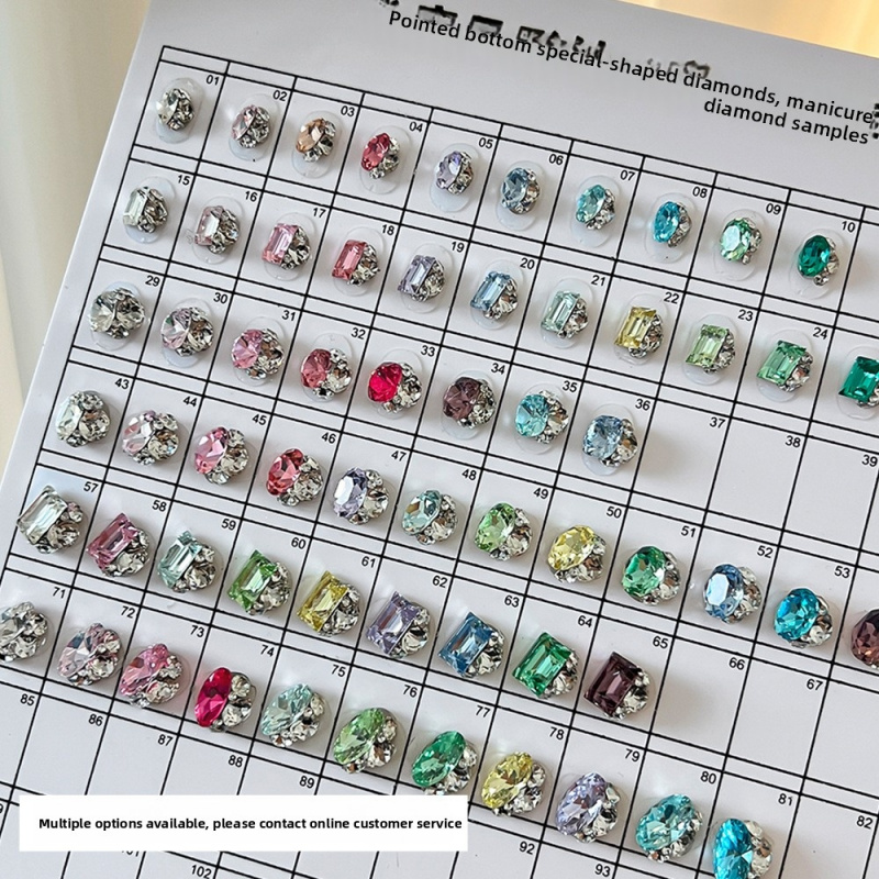 Стразы для ногтей K9 Pigeon Eg – обзор и цена Nail Art Emerald Green