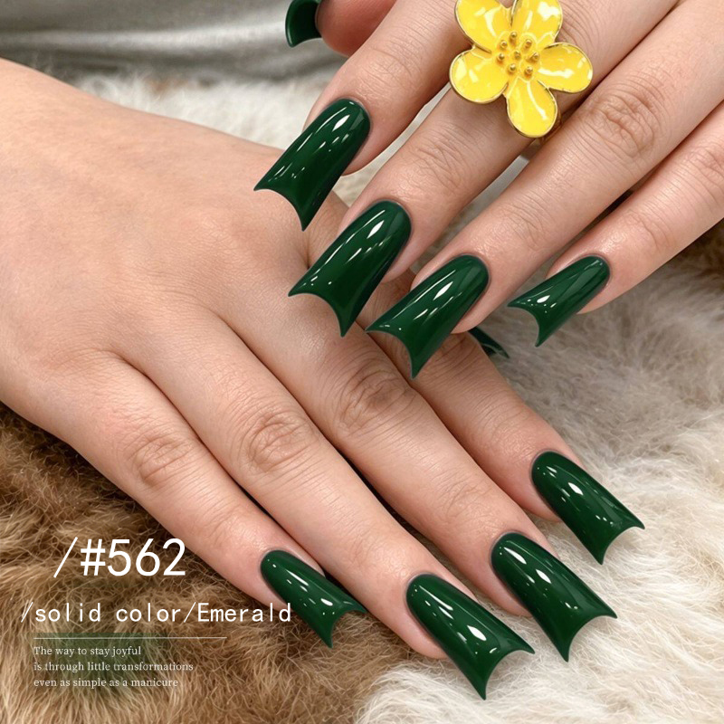 Изумрудно-зеленый однотонный г – обзор и цена Nail Art Emerald Green