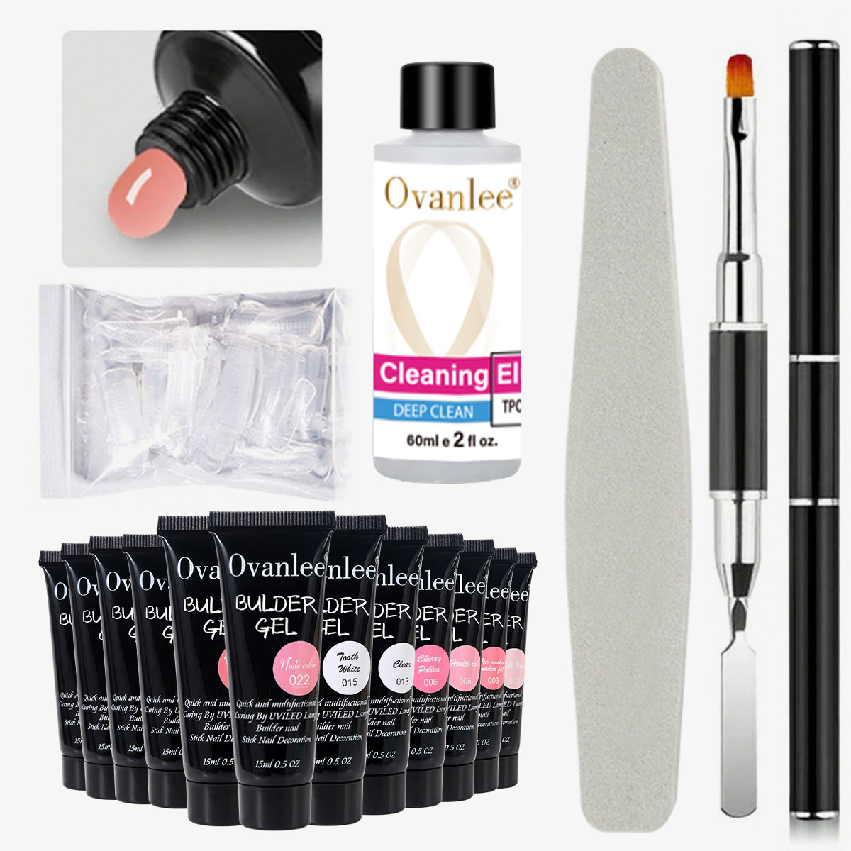 Набор гелей для наращивания но – обзор и цена Polygel Nail Kit