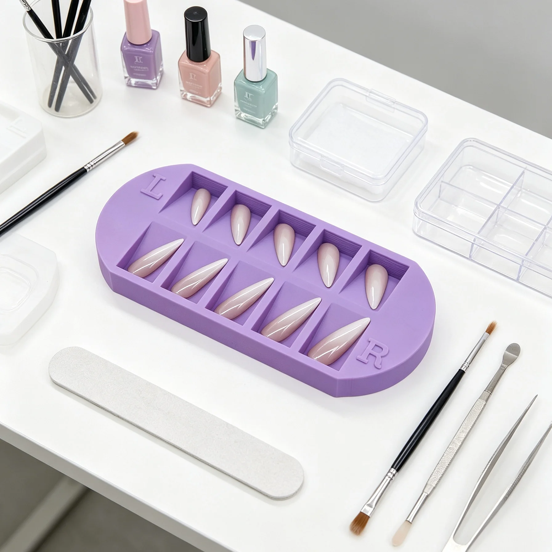 Подставка для хранения накладн – обзор и цена Nail Art Pinterest