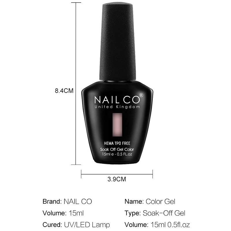 Гель-лак Nailco, 12 цветов, се – обзор и цена Nail Art Natural Pink