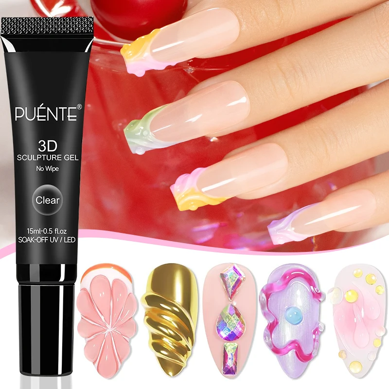 15 мл прозрачный 3D-гель-лак д – обзор и цена Nail Art Chrome