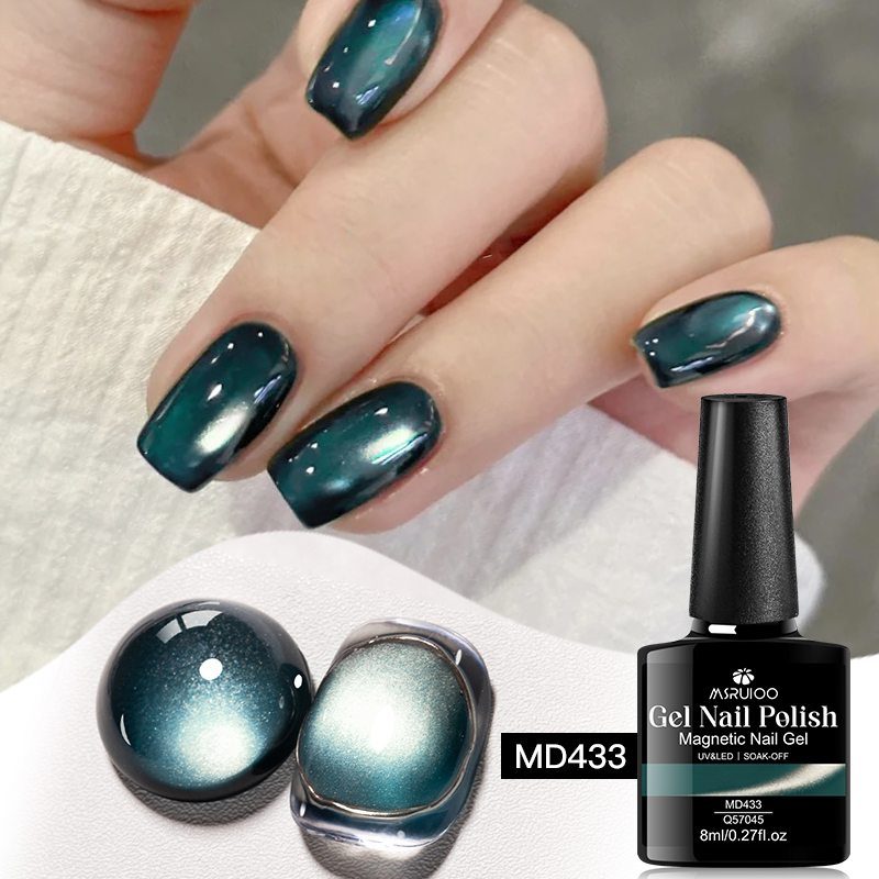 8 мл Изумрудно-зеленый кристал – обзор и цена Nail Art Emerald Green