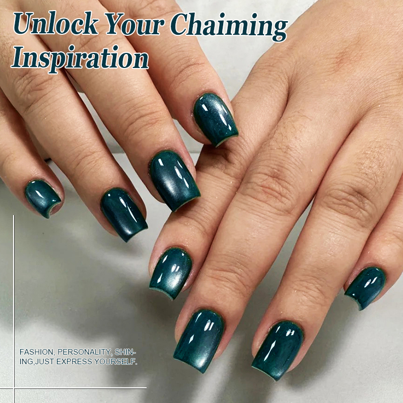 8 мл Изумрудно-зеленый кристал – обзор и цена Nail Art Emerald Green