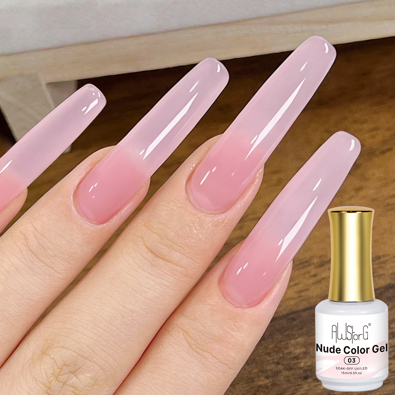 AWStorG 15 мл Прозрачный гель- – обзор и цена Nail Art Natural Pink