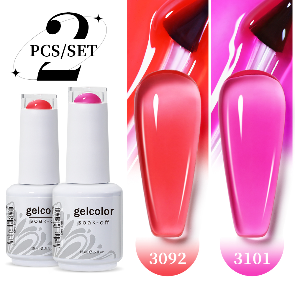 Arte Clavo 2 шт./компл., 15 мл – обзор и цена Nail Art Natural Pink