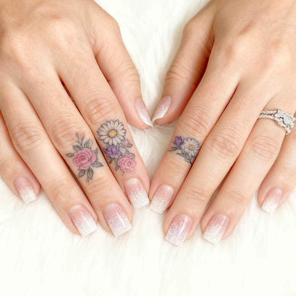 Короткие блестящие накладные н – обзор и цена Nail Art Natural Pink
