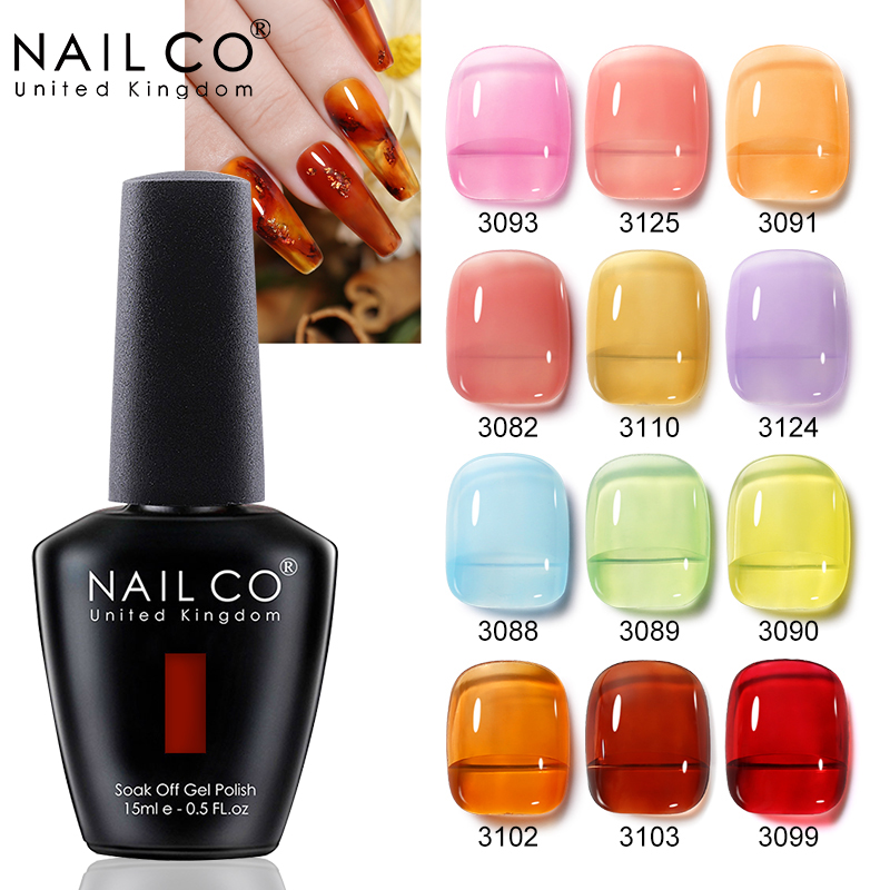 NailCo Желейный гель-лак для н – обзор и цена Nail Art Natural Pink