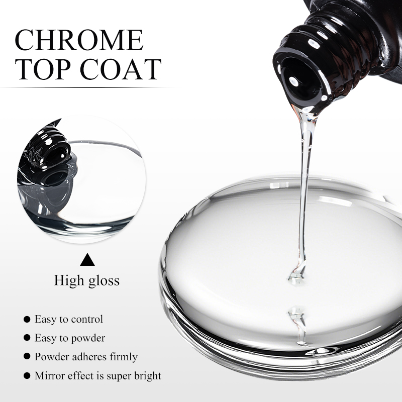7 мл хромированного топового п – обзор и цена Nail Glitter Chrome