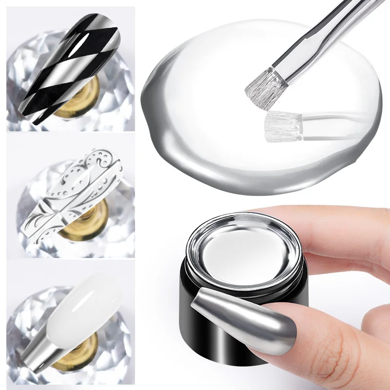 8 мл Гель-лак для ногтей с мет – обзор и цена Nail Art Chrome