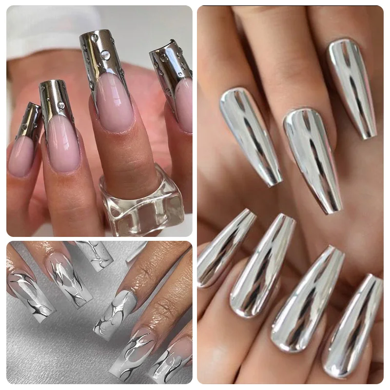 8 мл Гель-лак для ногтей с мет – обзор и цена Nail Art Chrome