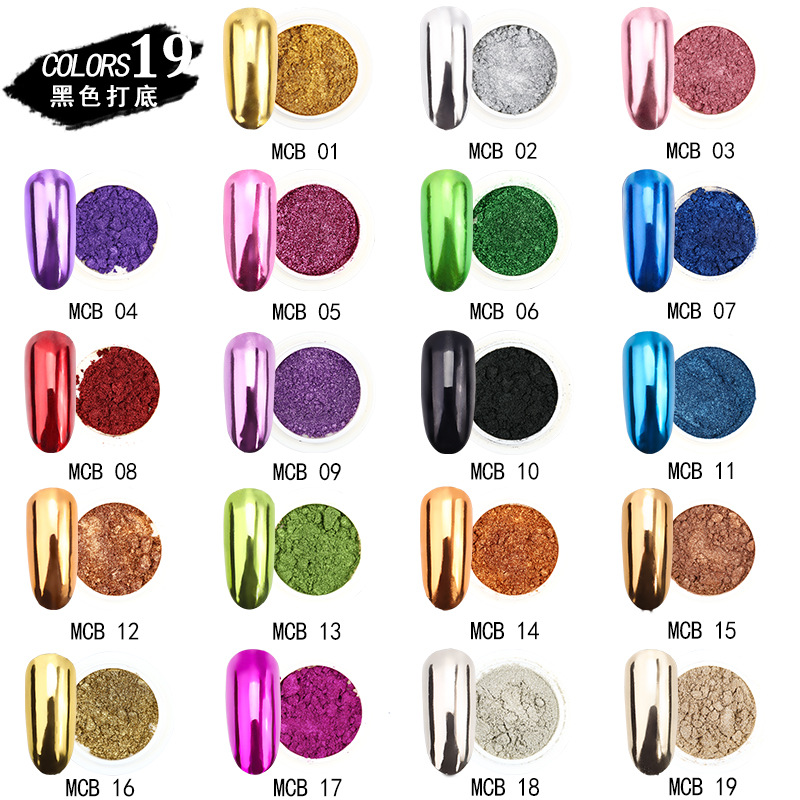 2 коробки/компл., красный, зел – обзор и цена Nail Glitter Chrome