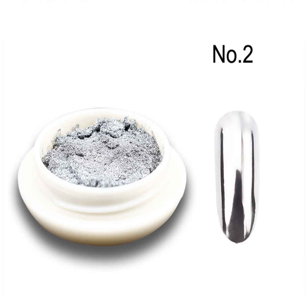 1. Хромированный металлический – обзор и цена Nail Glitter Chrome
