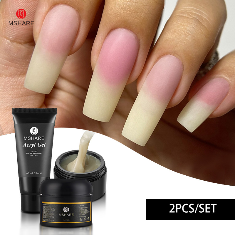 MSHARE 2 шт./компл. 30 г/60 г  – обзор и цена Polygel Nail Kit