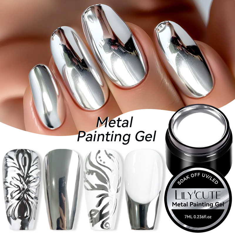 LILYCUTE 7 мл Гель для рисован – обзор и цена Nail Art Chrome