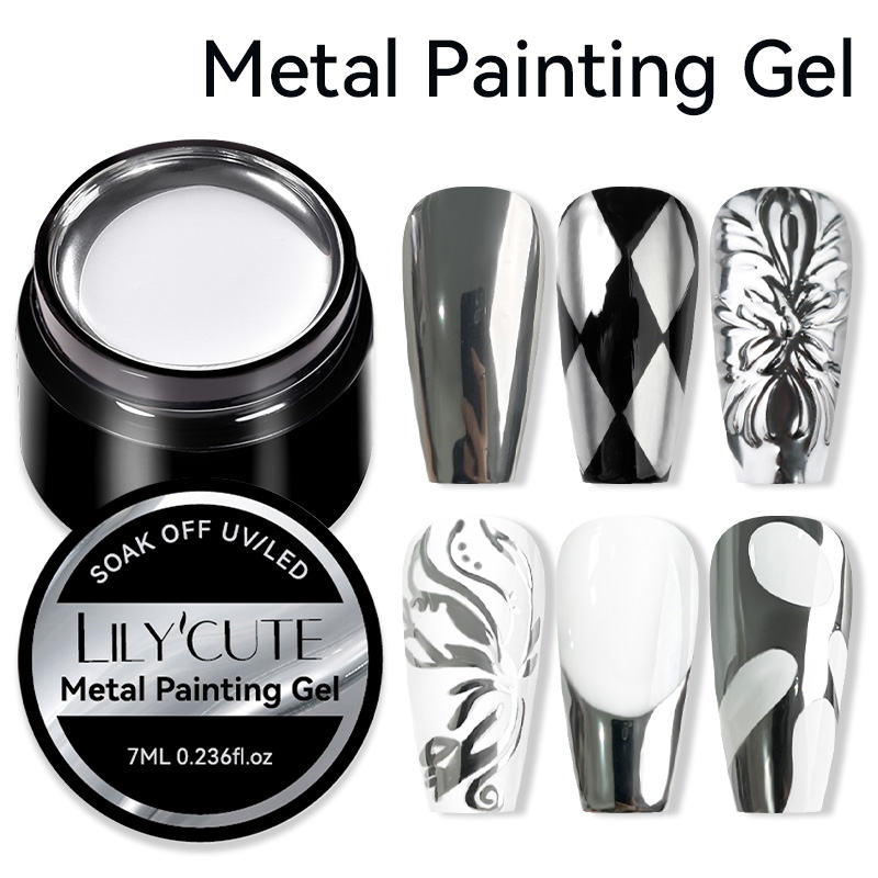 LILYCUTE 7 мл Гель для рисован – обзор и цена Nail Art Chrome
